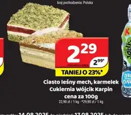 Delfin Ciasto leśny mech, karmelek oferta
