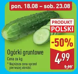 ALDI Ogórki gruntowe oferta