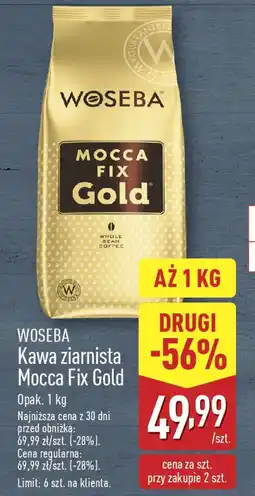 ALDI Kawa ziarnista Mocca Fix Gold oferta