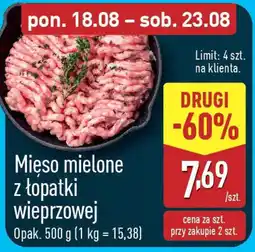 ALDI Mięso mielone z łopatki wieprzowej oferta