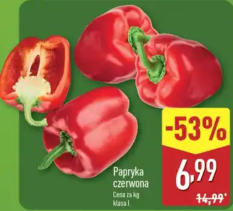 ALDI Papryka czerwona oferta