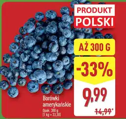 ALDI Borówki amerykańskie oferta