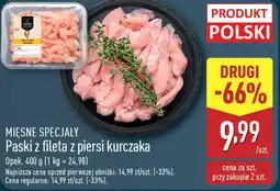 ALDI Paski z fileta z piersi kurczaka oferta