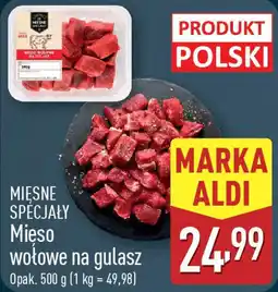 ALDI Mięso wołowe na gulasz oferta