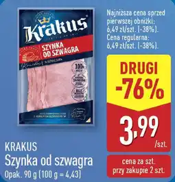 ALDI Szynka od szwagra oferta