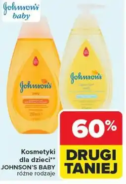 Carrefour Kosmetyki dla dzieci Johnson's Baby oferta