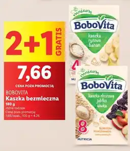 Lidl Kaszka bezmleczna Bobovita oferta