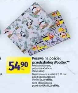 Społem Poszwa na pościel Wooltex oferta