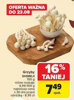 Carrefour Market Grzyby shimeji Carrefour Market oferta