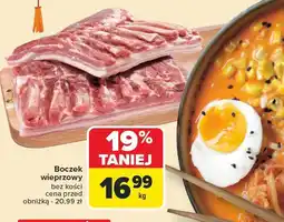 Carrefour Market Mięso boczek wieprzowy bez kości Carrefour Market oferta