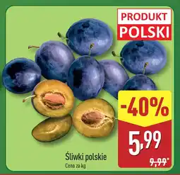 ALDI Śliwki polskie Aldi oferta