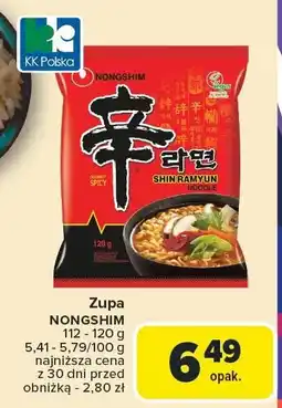 Carrefour Market Zupa Nongshim oferta