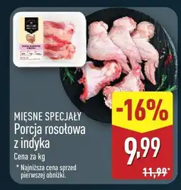ALDI Porcja rosołowa z indyka Mięsne Specjały oferta