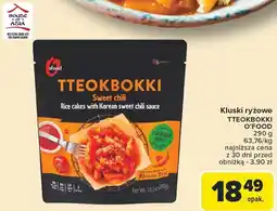 Carrefour Market Kluski ryżowe Tteokbokki O'Food sweet chili oferta