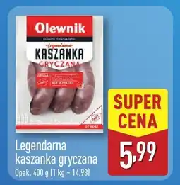 ALDI Kaszanka gryczana Olewnik oferta