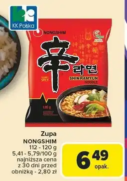 Carrefour Market Zupa Nongshim oferta