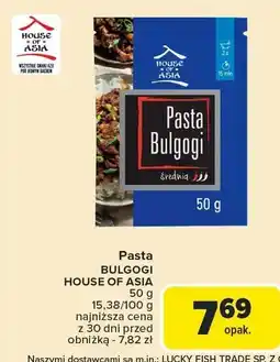 Carrefour Market Pasta Bulgogi House of Asia oferta
