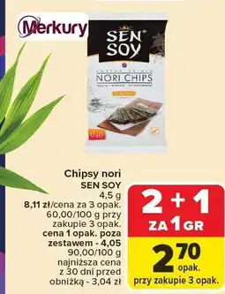 Carrefour Market Chipsy nori Sen Soy oferta