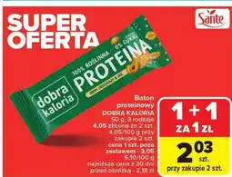 Carrefour Market Baton proteinowy DOBRA KALORIA różne rodzaje Sante oferta