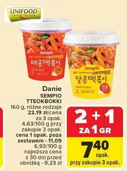 Carrefour Market Danie Sempio Tteokbokki oferta