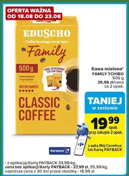 Carrefour Express Kawa mielona Family Tchibo Classic Eduscho oferta