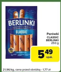 Carrefour Express Parówki Berlinki Classic oferta