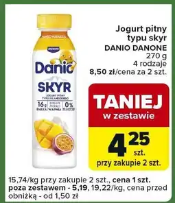 Carrefour Express Jogurt pitny typu skyr Danio Danone oferta