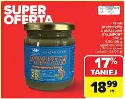 Carrefour Market Krem proteinowy z pistacjami Italimport oferta