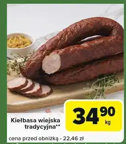 Carrefour Express Kiełbasa wiejska tradycyjna Carrefour Express oferta