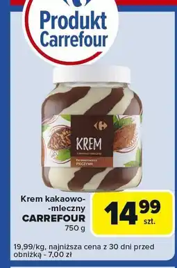 Carrefour Express Krem kakaowo-mleczny Carrefour oferta