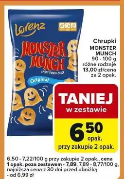 Carrefour Express Chrupki Monster Munch Lorenz oferta