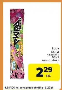 Carrefour Express Lody Ekipa na patyku oferta
