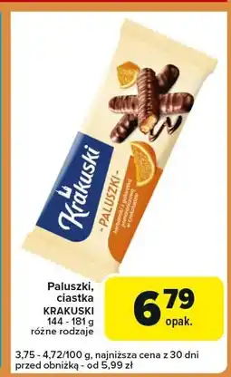 Carrefour Express Paluszki, ciastka Krakuski oferta