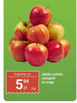 Biedronka Jabłko polskie Jonagold na wagę Biedronka oferta