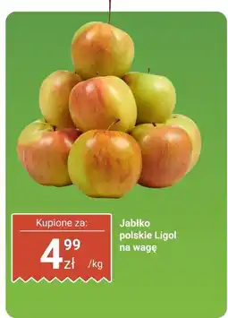 Biedronka Jabłko polskie Ligol na wagę Biedronka oferta