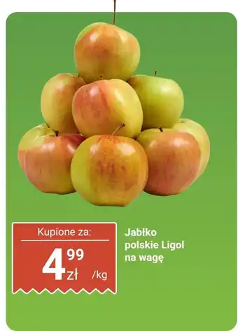 Biedronka Jabłko polskie Ligol na wagę Biedronka oferta