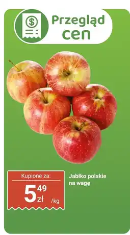 Biedronka Jabłko polskie na wagę Biedronka oferta
