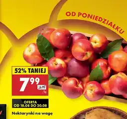 Biedronka Nektarynki na wagę Biedronka oferta