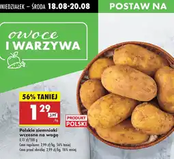 Biedronka Ziemniaki wczesne polskie na wagę Biedronka oferta