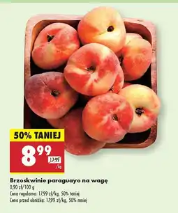 Biedronka Brzoskwinie paraguayo na wagę Biedronka oferta
