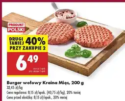 Biedronka Burger wołowy Kraina Mięs oferta