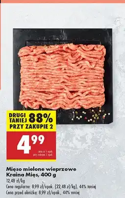 Biedronka Mięso mielone wieprzowe Kraina Mięs oferta