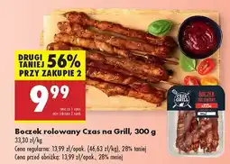 Biedronka Boczek rolowany Czas na Grill oferta