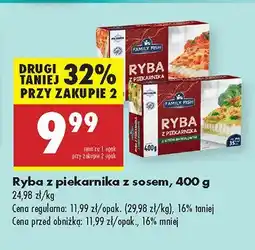Biedronka Ryba z piekarnika z sosem Biedronka oferta