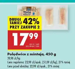 Biedronka Polędwice z mintaja Biedronka oferta