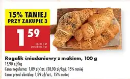 Biedronka Rogalik śniadaniowy z makiem Biedronka oferta