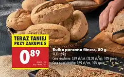 Biedronka Bułka poranna fitness Biedronka oferta