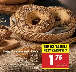 Biedronka Bajgiel z ziarnami Biedronka oferta