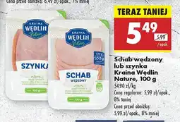 Biedronka Schab wędzony Kraina Wędlin Nature oferta