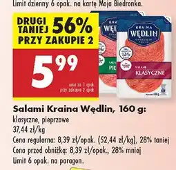 Biedronka Salami Kraina Wędlin oferta